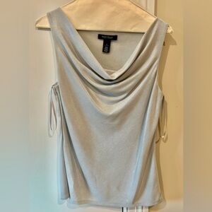 Shimmer silver camisole